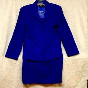 2 piece blue suit